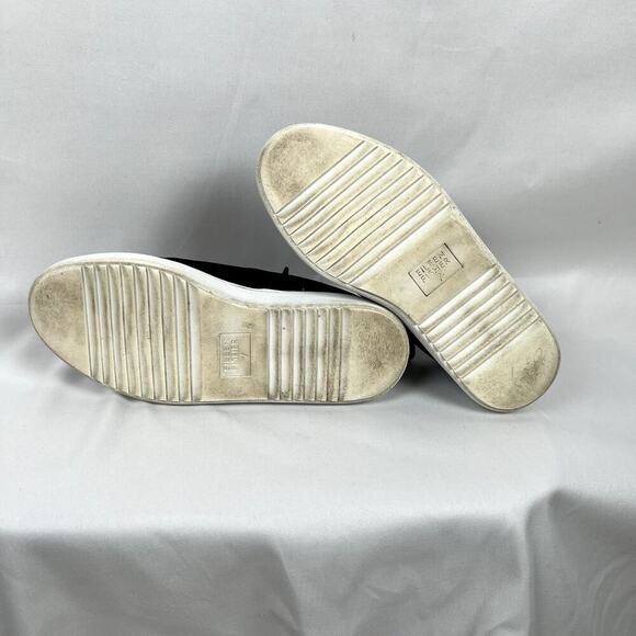 Eileen Fisher Black Suede‎ Sneakers Casual Comfortable Everyday Quiet Luxury 8.5 - Picture 7 of 9